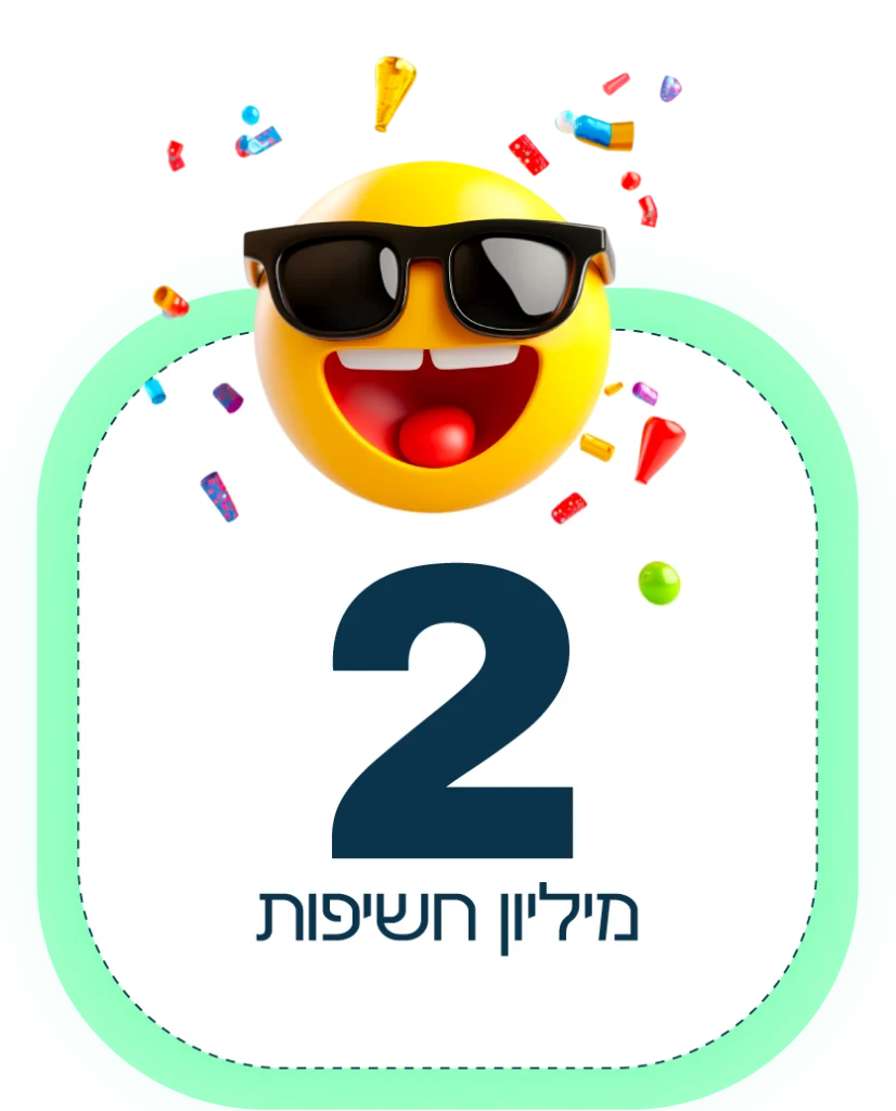 2 מיליון חשיפות | ברנדי סטודיו